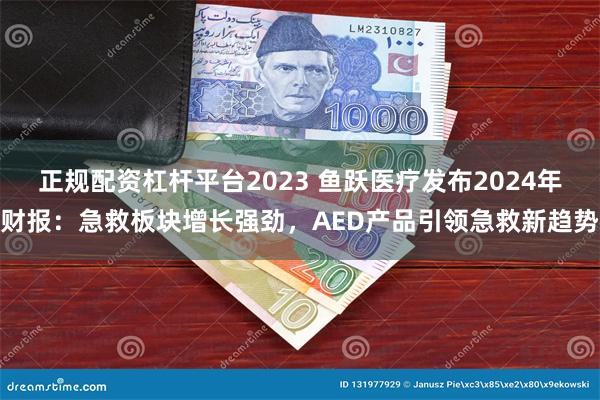 正规配资杠杆平台2023 鱼跃医疗发布2024年财报：急救板块增长强劲，AED产品引领急救新趋势
