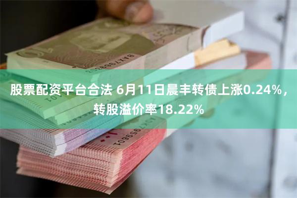 股票配资平台合法 6月11日晨丰转债上涨0.24%，转股溢价率18.22%
