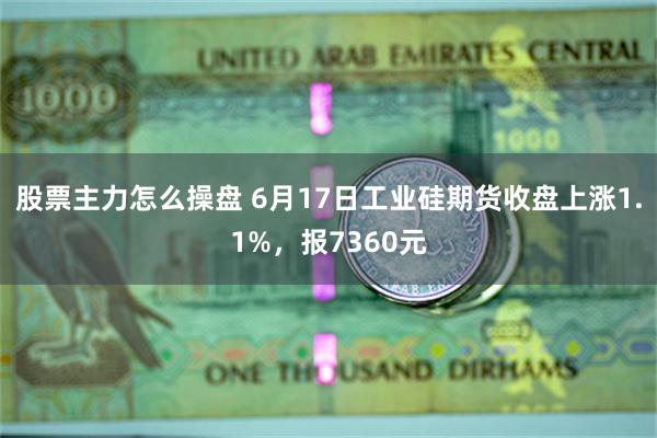 股票主力怎么操盘 6月17日工业硅期货收盘上涨1.1%，报7360元