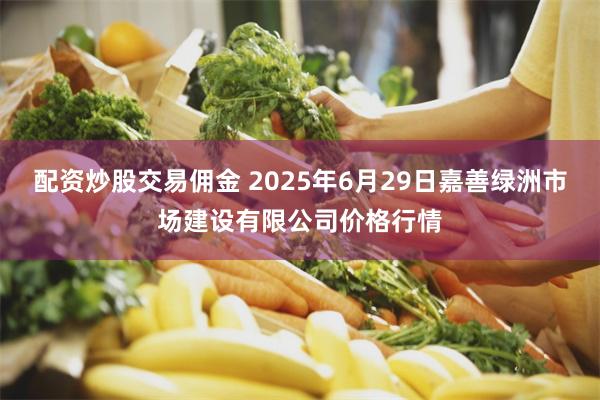 配资炒股交易佣金 2025年6月29日嘉善绿洲市场建设有限公司价格行情